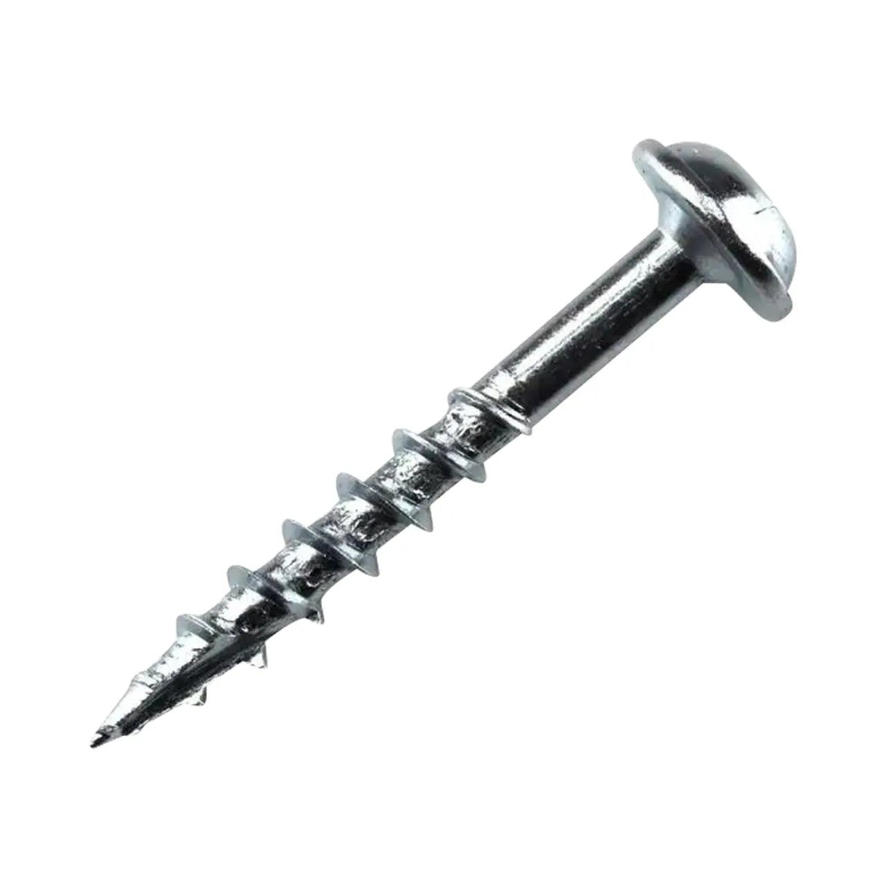 #8 1-1/4 in. Square Maxi-Loc Head Coarse Zinc-Plated Steel Pocket-Hole Screw (100/Pack)