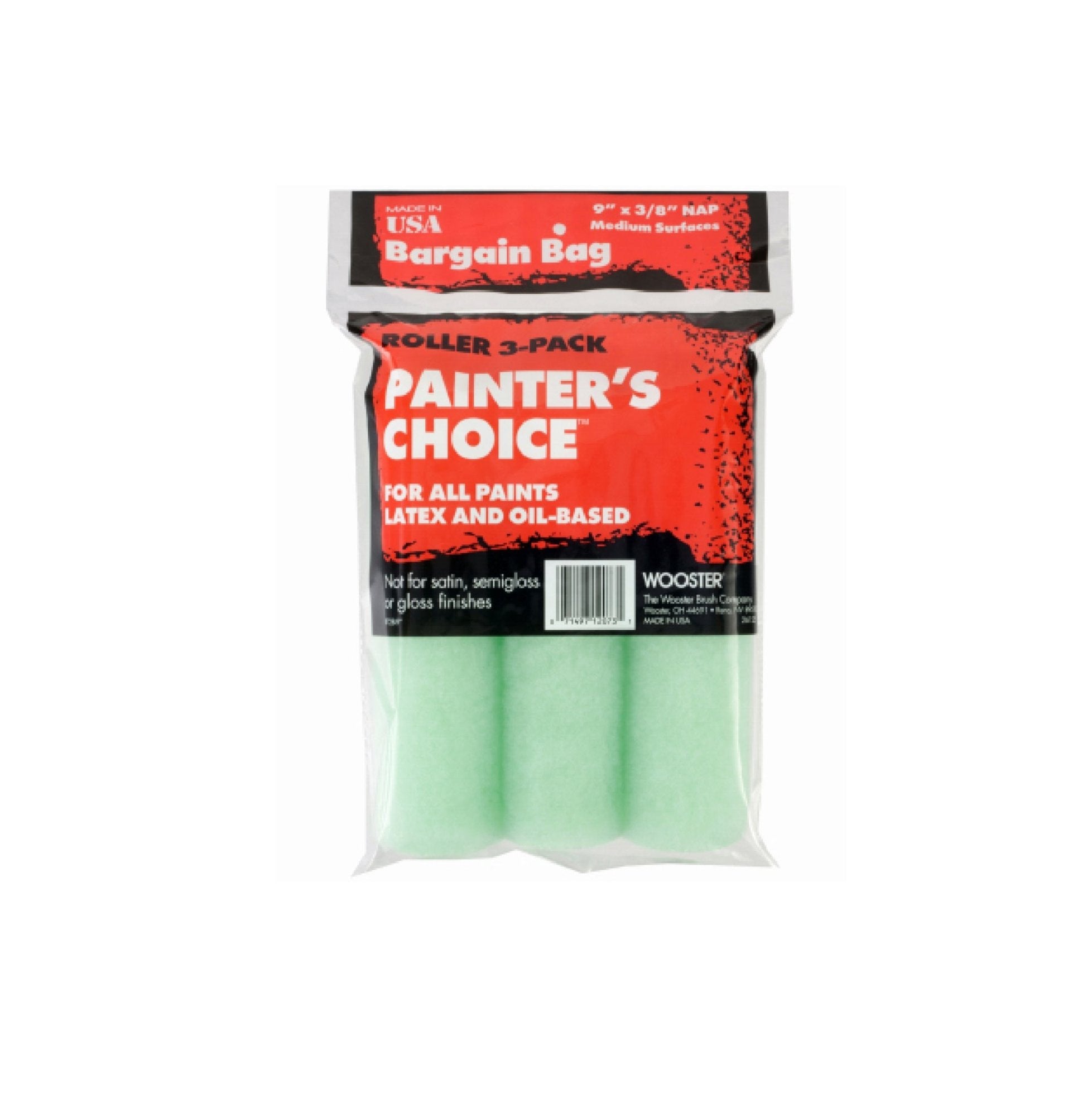 WOOSTER R337-9 Painter's Choice 9 in. x 3/8 in. Paint Roller Cover