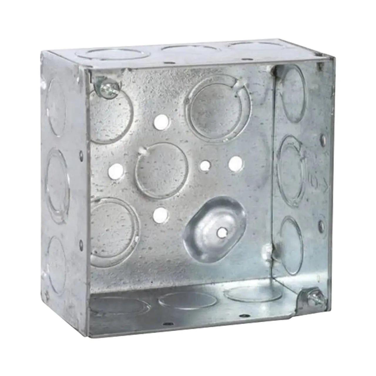 4 in. Raised Ground Welded Square Electrical Box