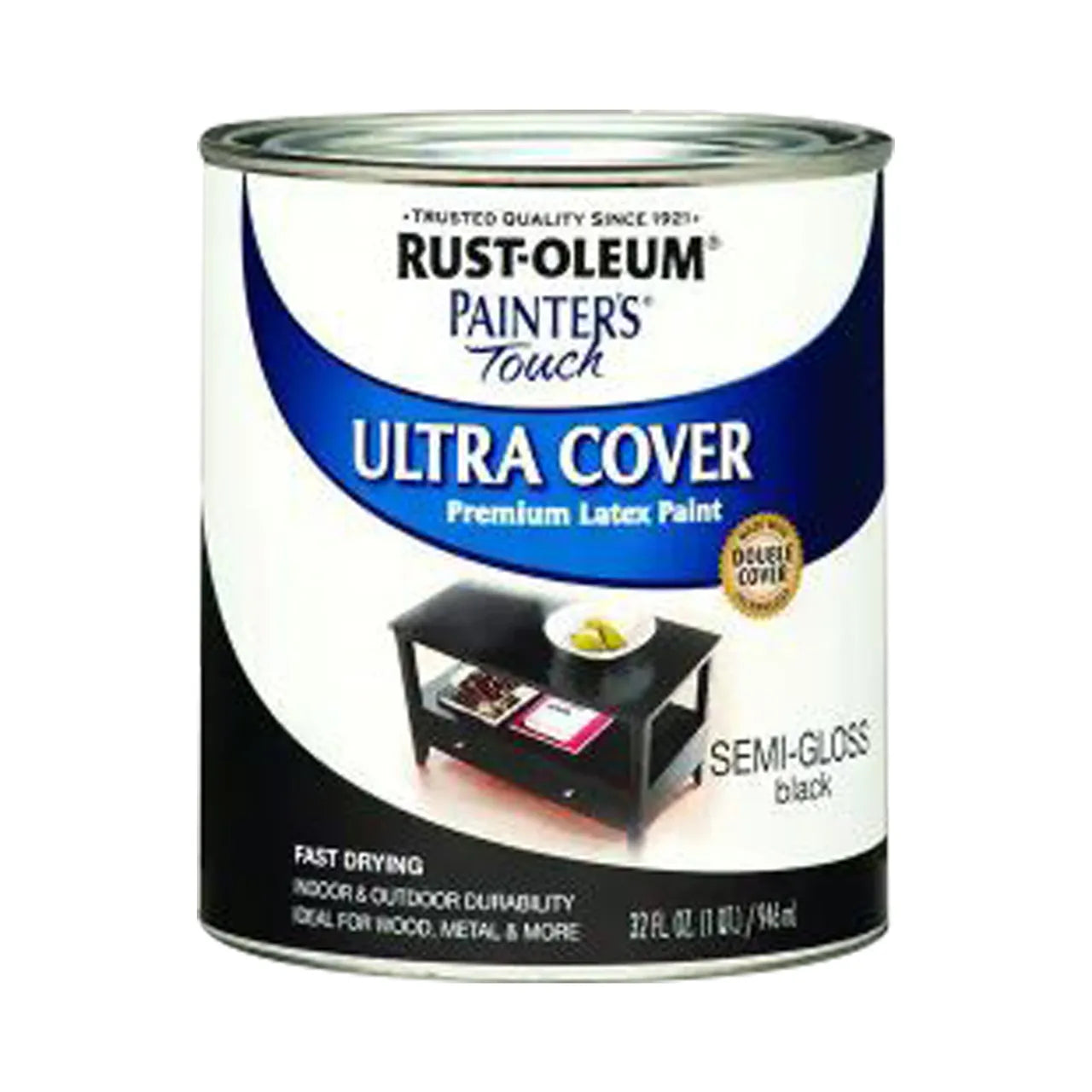 32 oz. Ultra Cover Semi-Gloss General Purpose Paint - Black