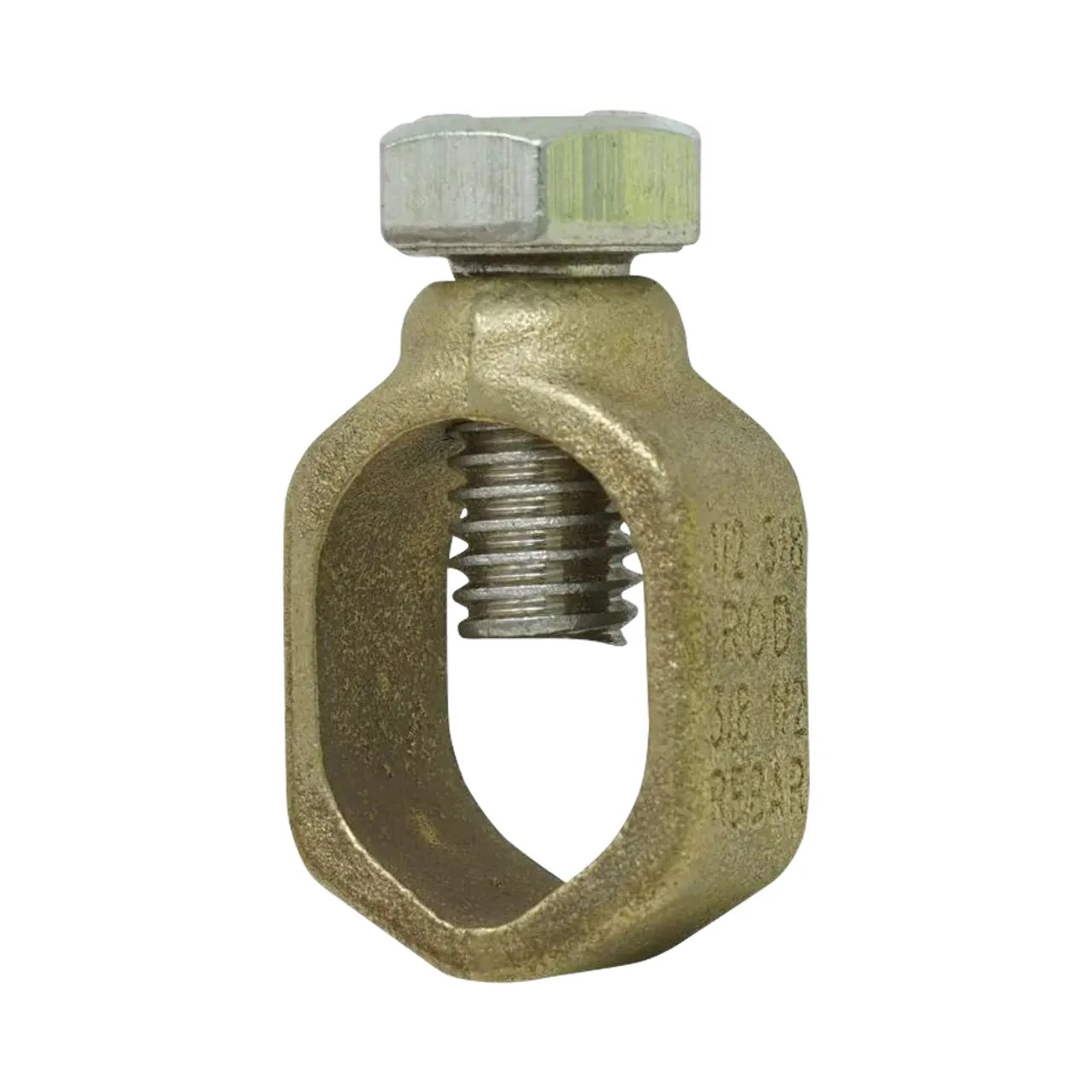 5/8 in. Grounding Rod or 1/2 in. Rebar Ground Rod Clamp for #10 SOL/STR - #2 STR Wire