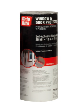 WINDOW & DOOR 12" X 75' PSA WRAP AIR & VAPOR BARRIER SELF ADHESIVE