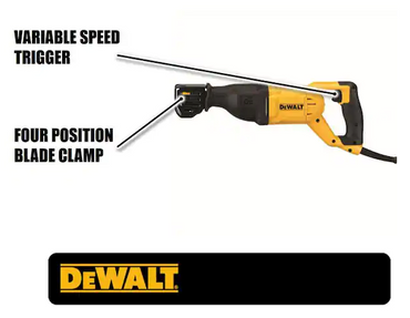 DeWalt 12 Amp Corded Variable Speed Reciprocating Saw