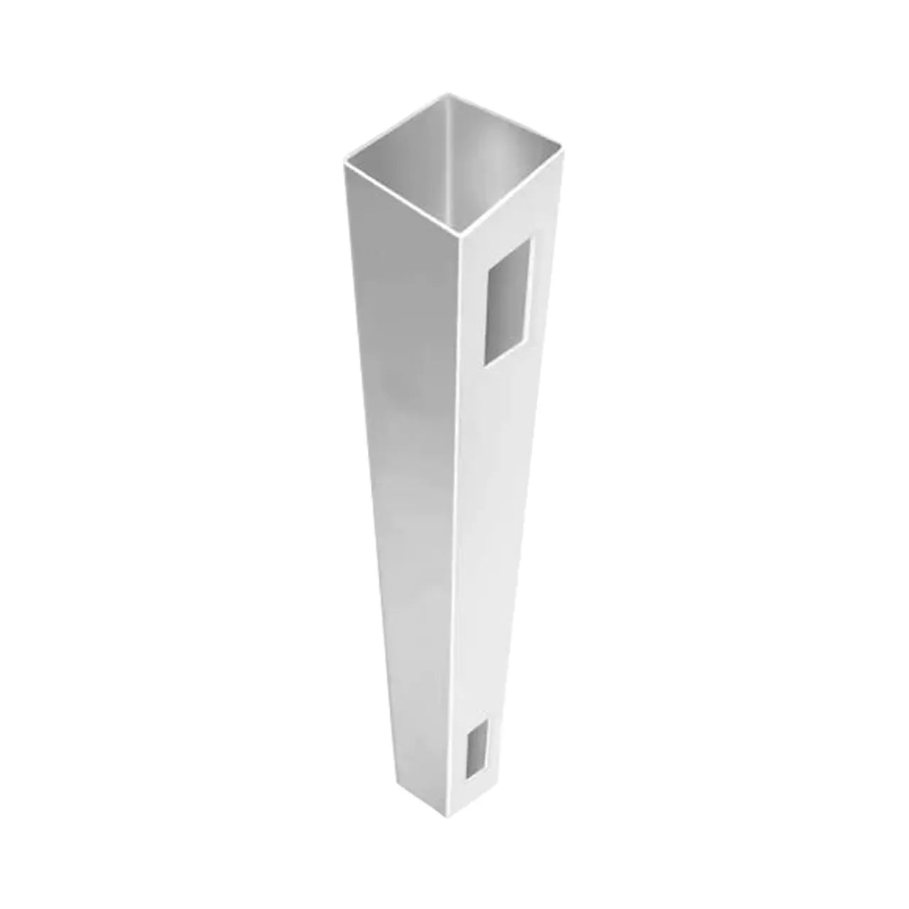 Acadia 5 in. x 5 in. x 9 ft. Vinyl End Fence Post - White