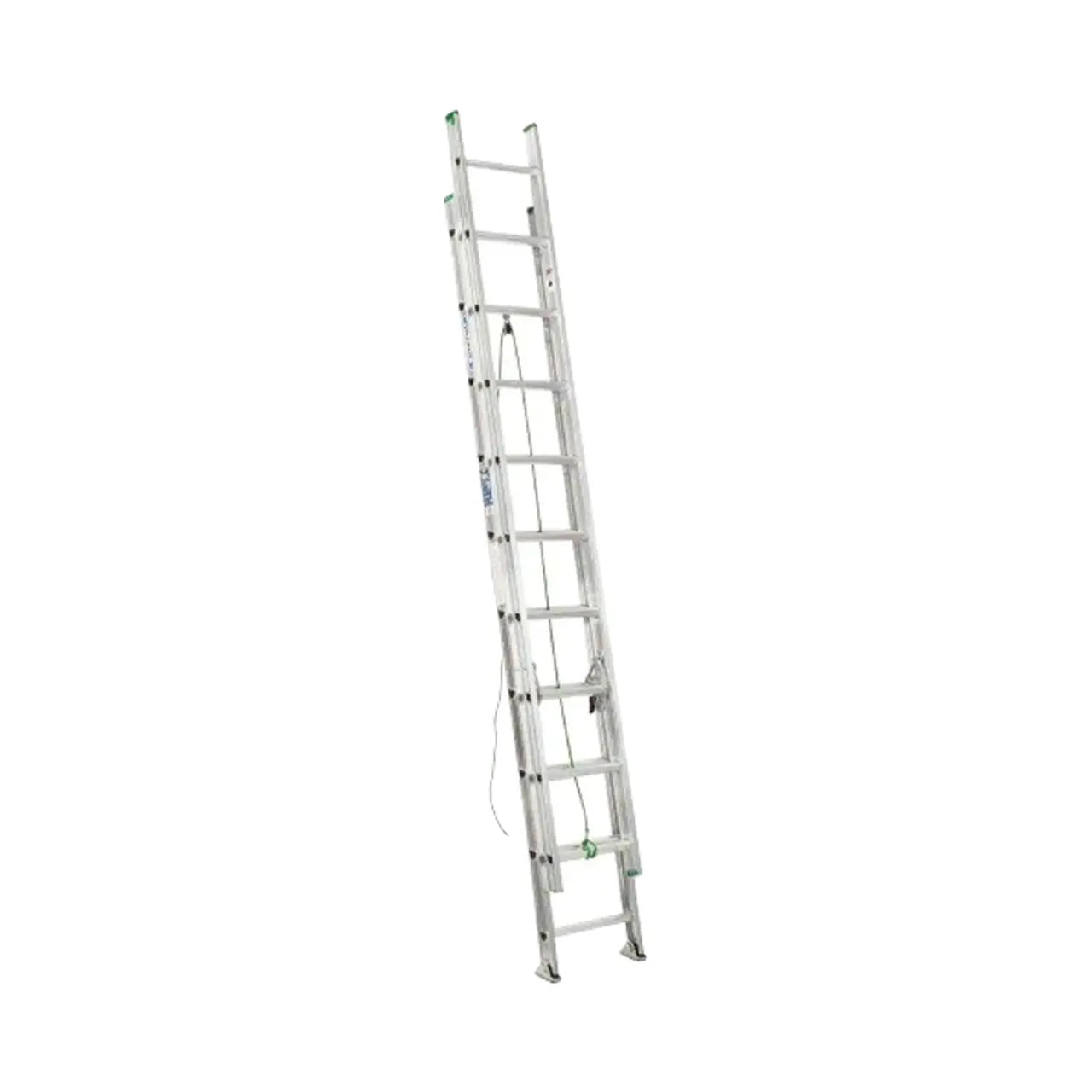 20 ft. Aluminum Extension Ladder with 225 lbs. Load Capacity Type II Duty Rating