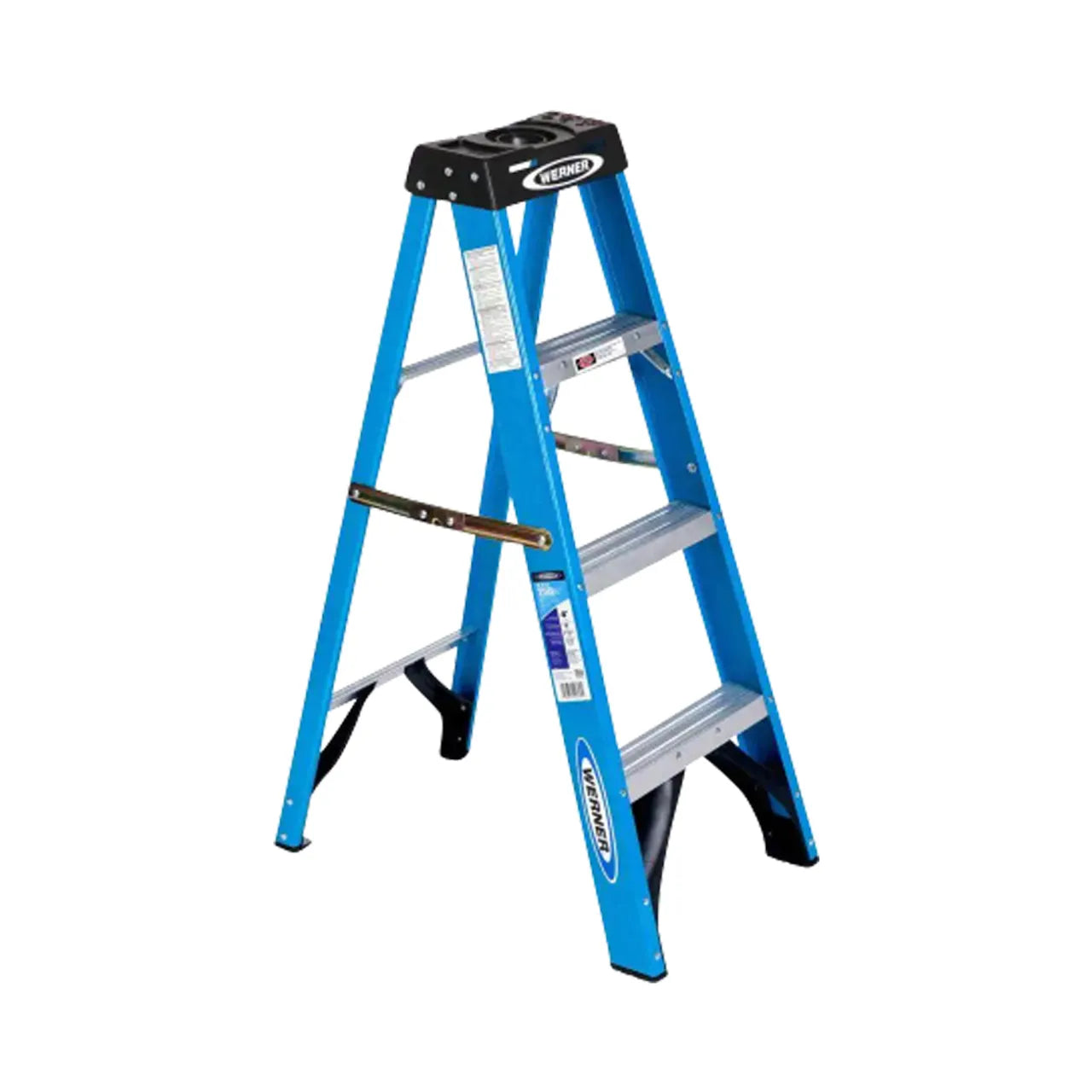 4 ft. Fiberglass Step Ladder with 250 lbs. Load Capacity Type I Duty Rating