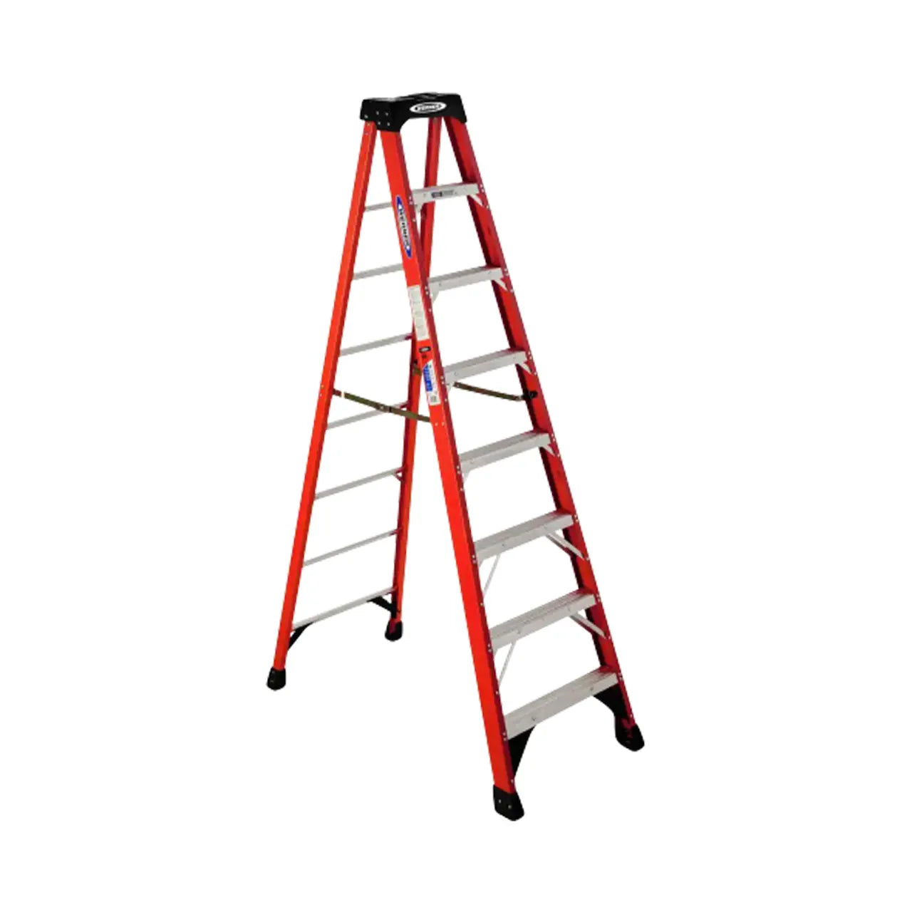 8 ft. Fiberglass Step Ladder with 300 lbs. Load Capacity Type IA Duty Rating