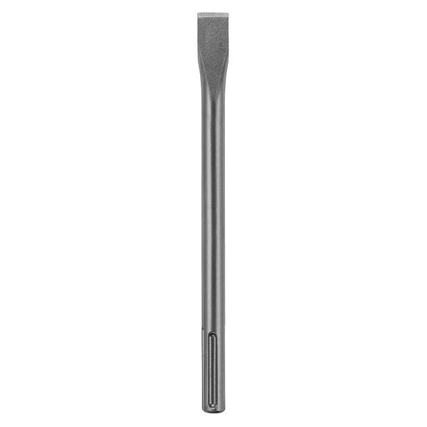 Image of the DEWALT DW5834B15 12 in. Cold Chisel SDS Max Shank, featuring a flat, broad tip and a rounded handle. This essential DEWALT construction tool is positioned vertically against a plain white background.