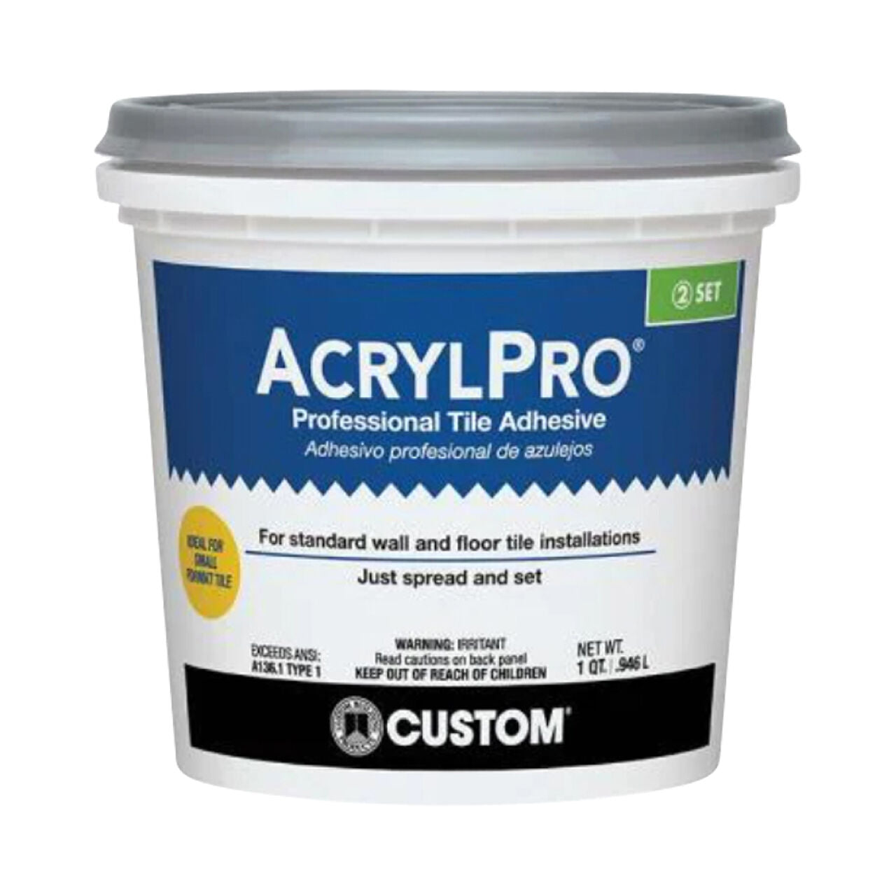 1 qt. AcrylPro Ceramic Tile Adhesive