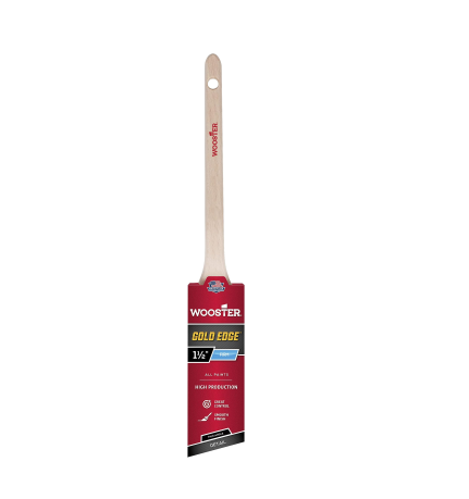 WOOSTER Gold Edge Polyester Thin Angle Sash Paint Brush