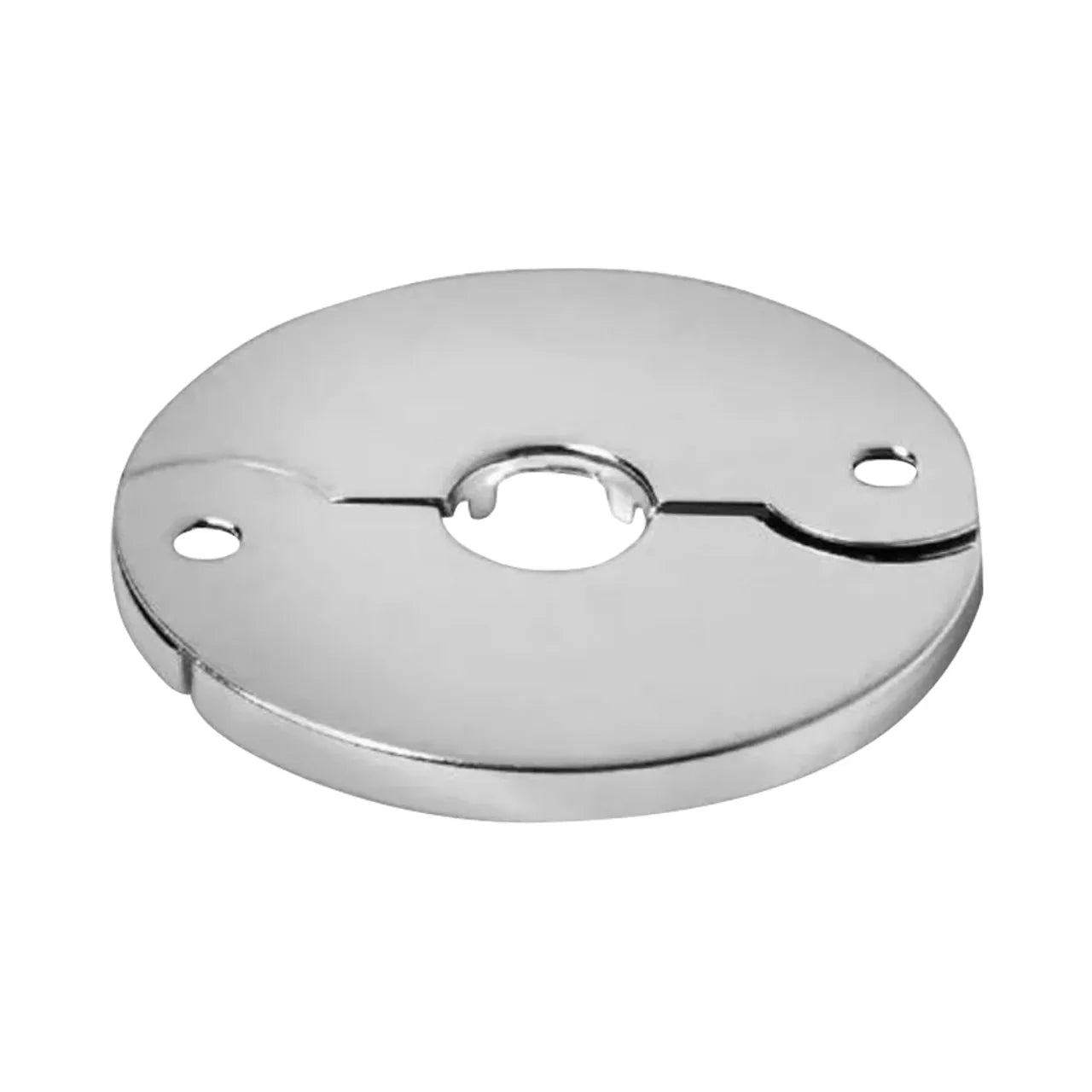 1/2 in. Copper Tube Size Flange Escutcheon Plate - Chrome Plated Stee