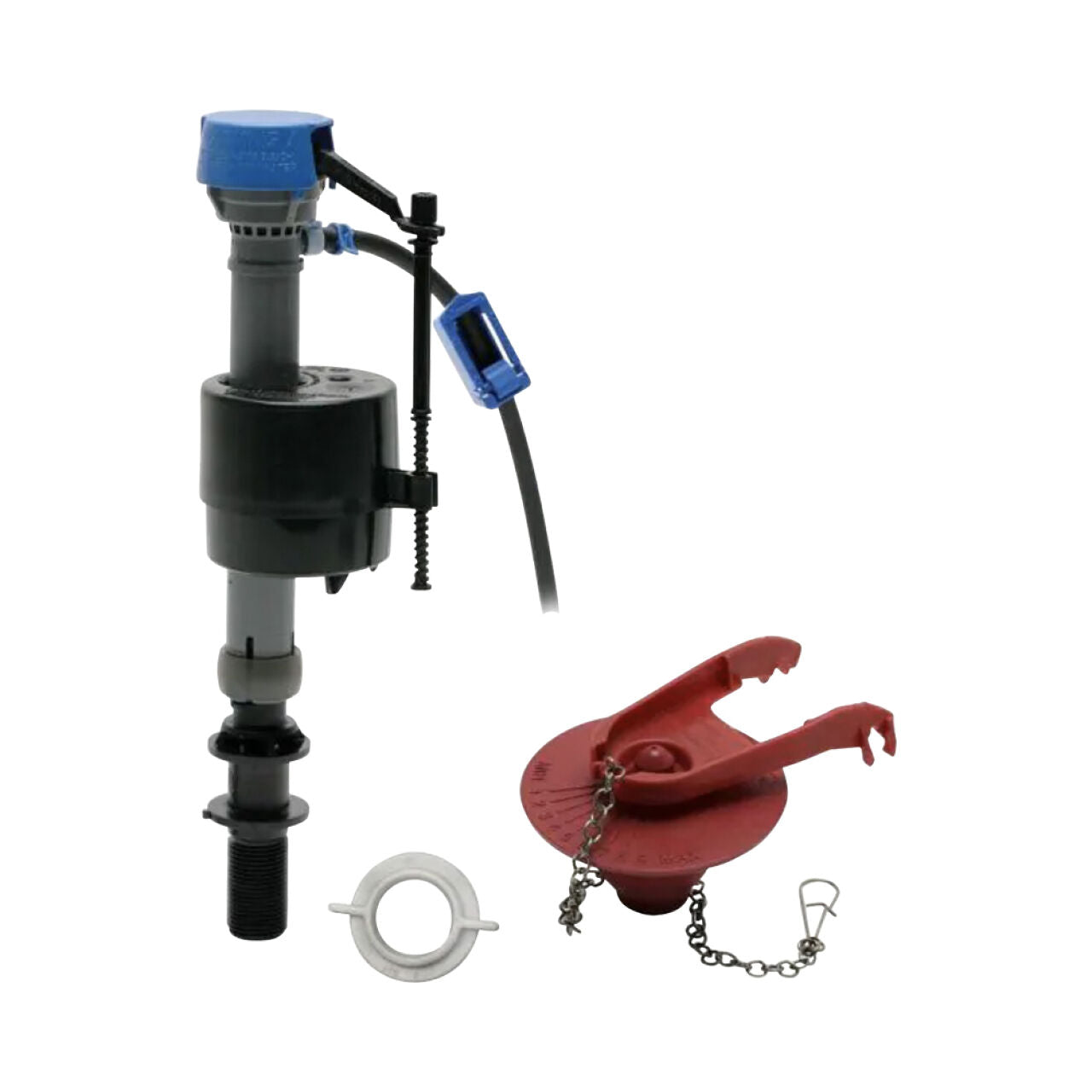 PerforMAX Universal High Performance Toilet Fill Valve & 2 in. Flapper Repair Kit