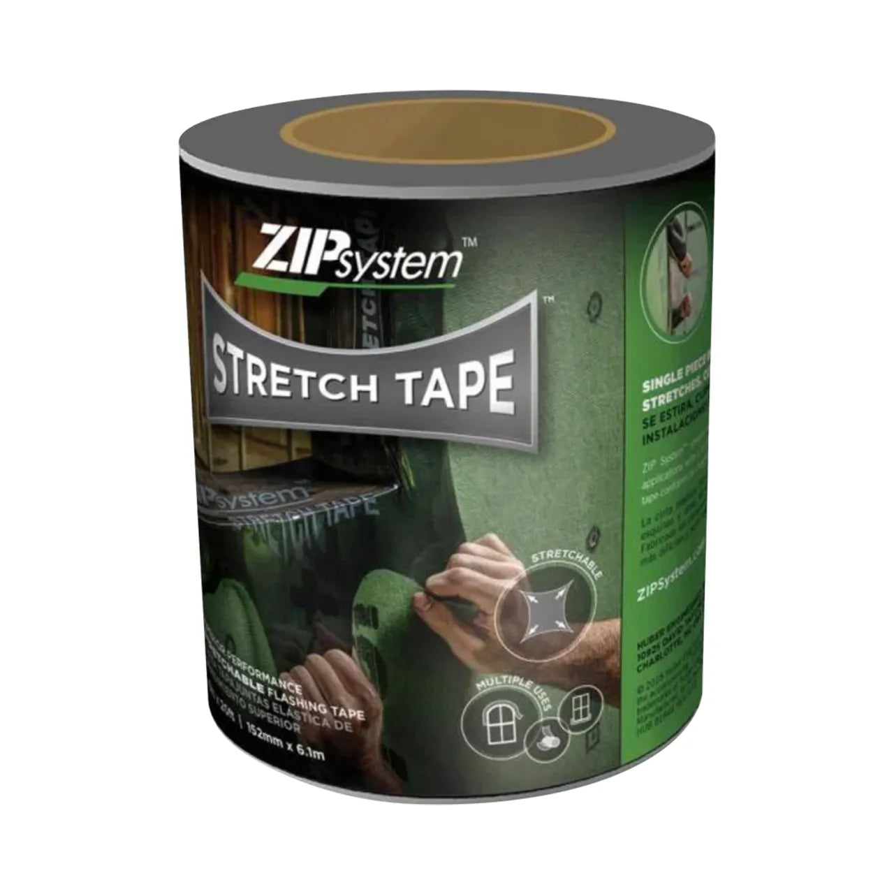 6 in. x 20 ft. ZIP System Linered Stretch Tape