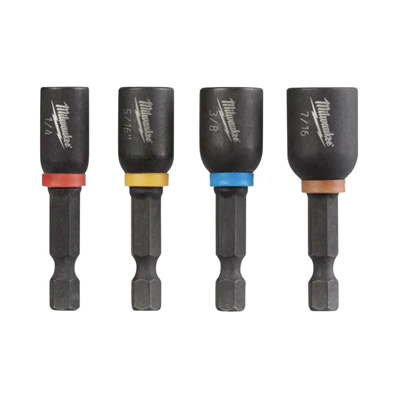 Shockwave 1-7/8 in. Impact Duty Alloy Steel Magnetic Nut Driver Set - (4-Piece)