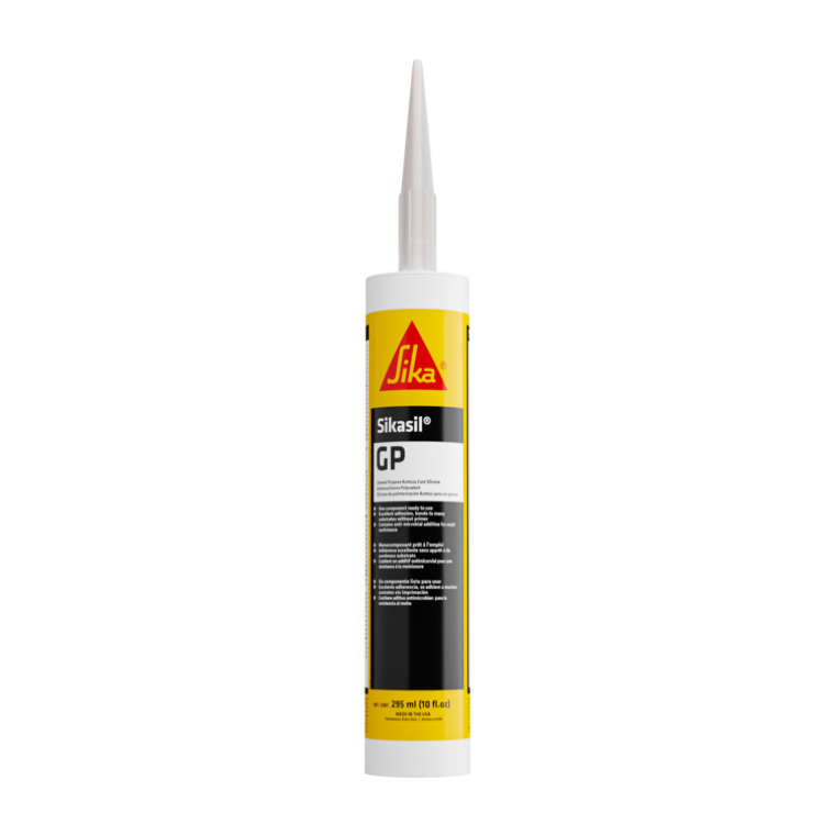 SIKA 432063 Sikasil-GP Clear Acetoxy Silicone Sealant 10 oz. Cartridge